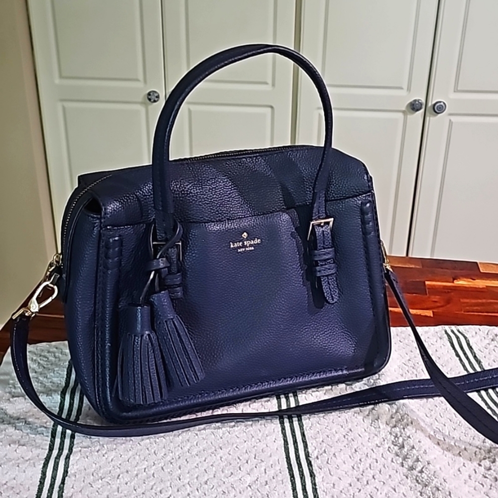 Kate Spade bowler bag with tassles